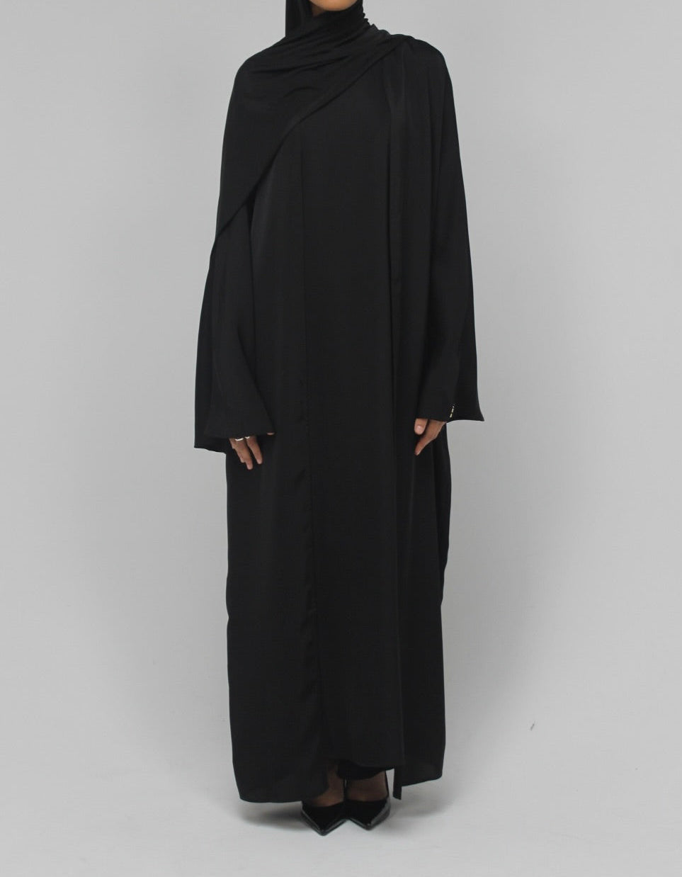 SIGNATURE ABAYA - NOIR ECLIPSE