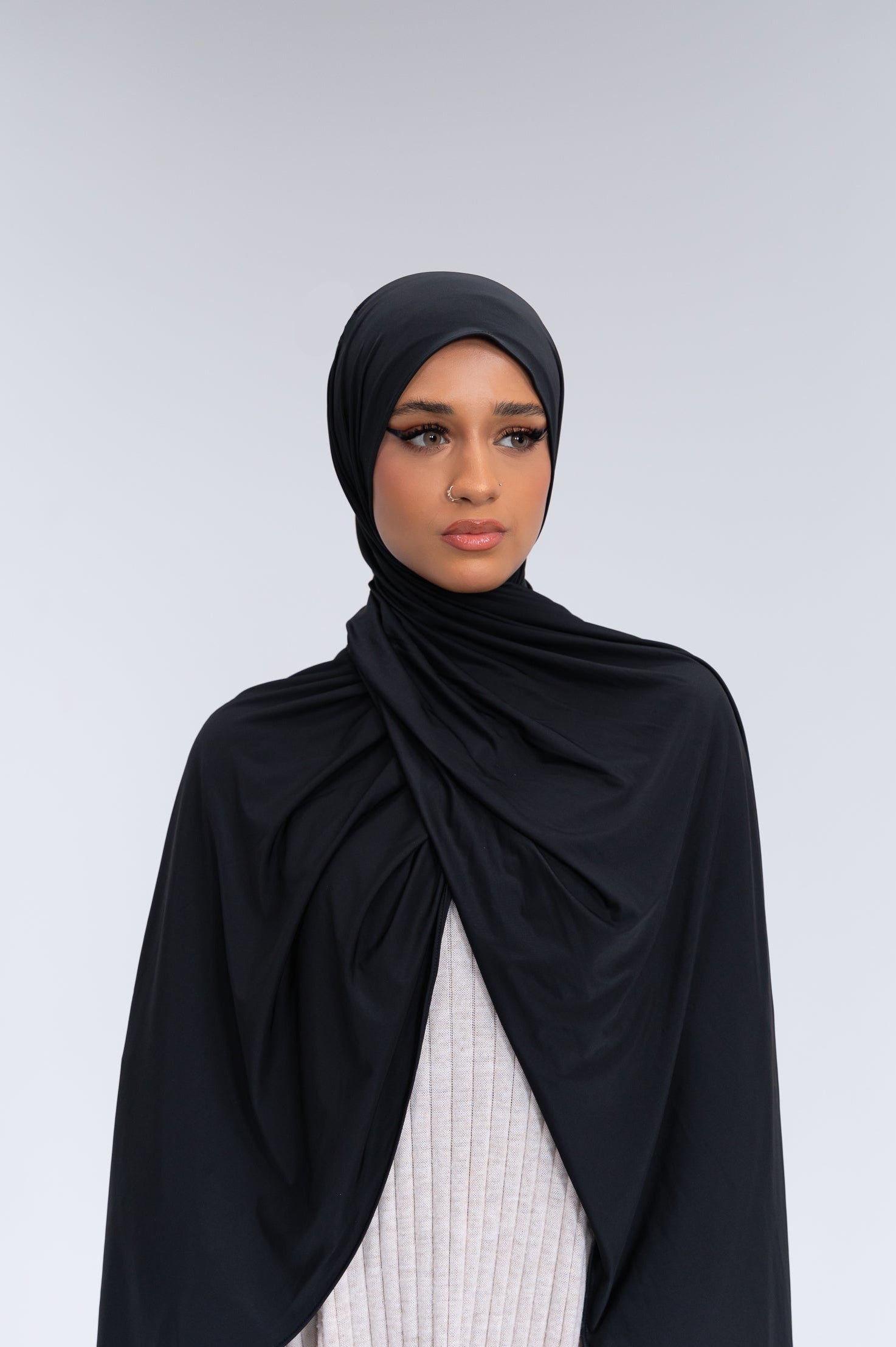 Liquid Jersey - Noir Eclipse