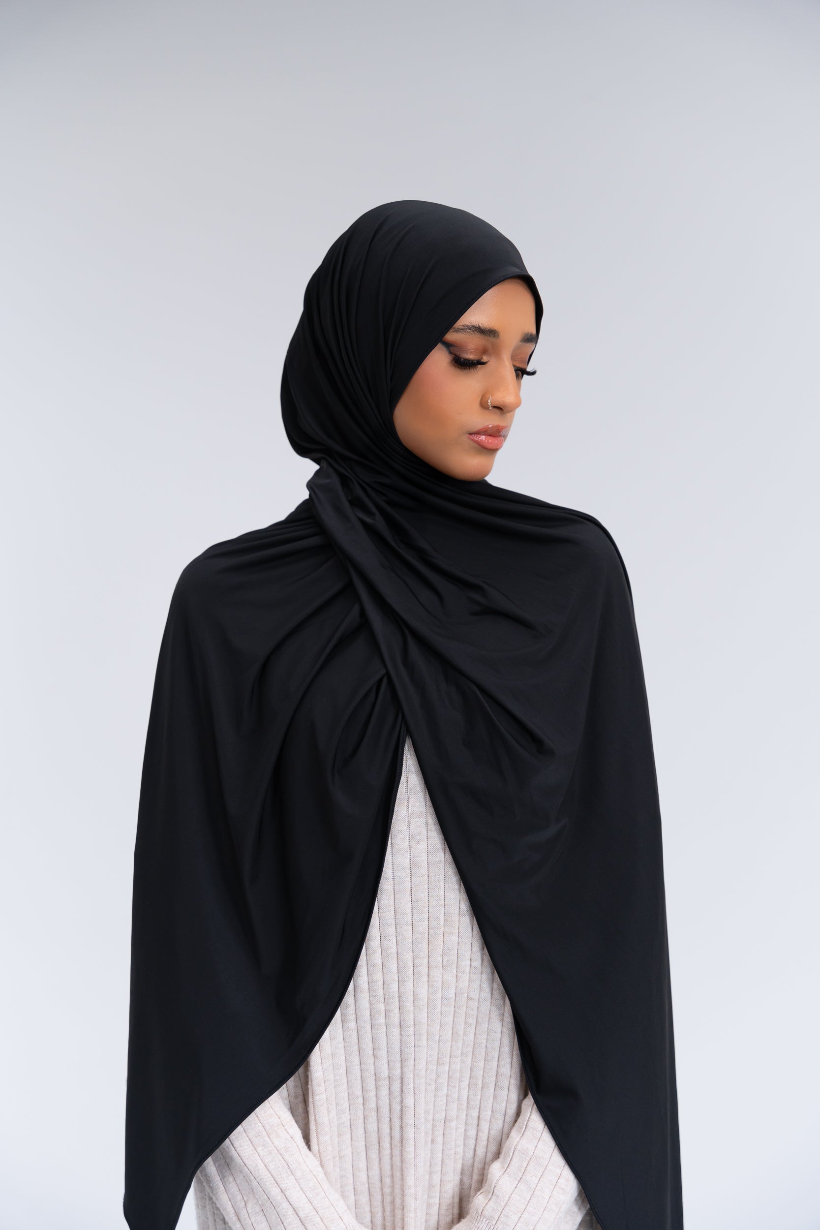 Liquid Jersey - Noir Eclipse