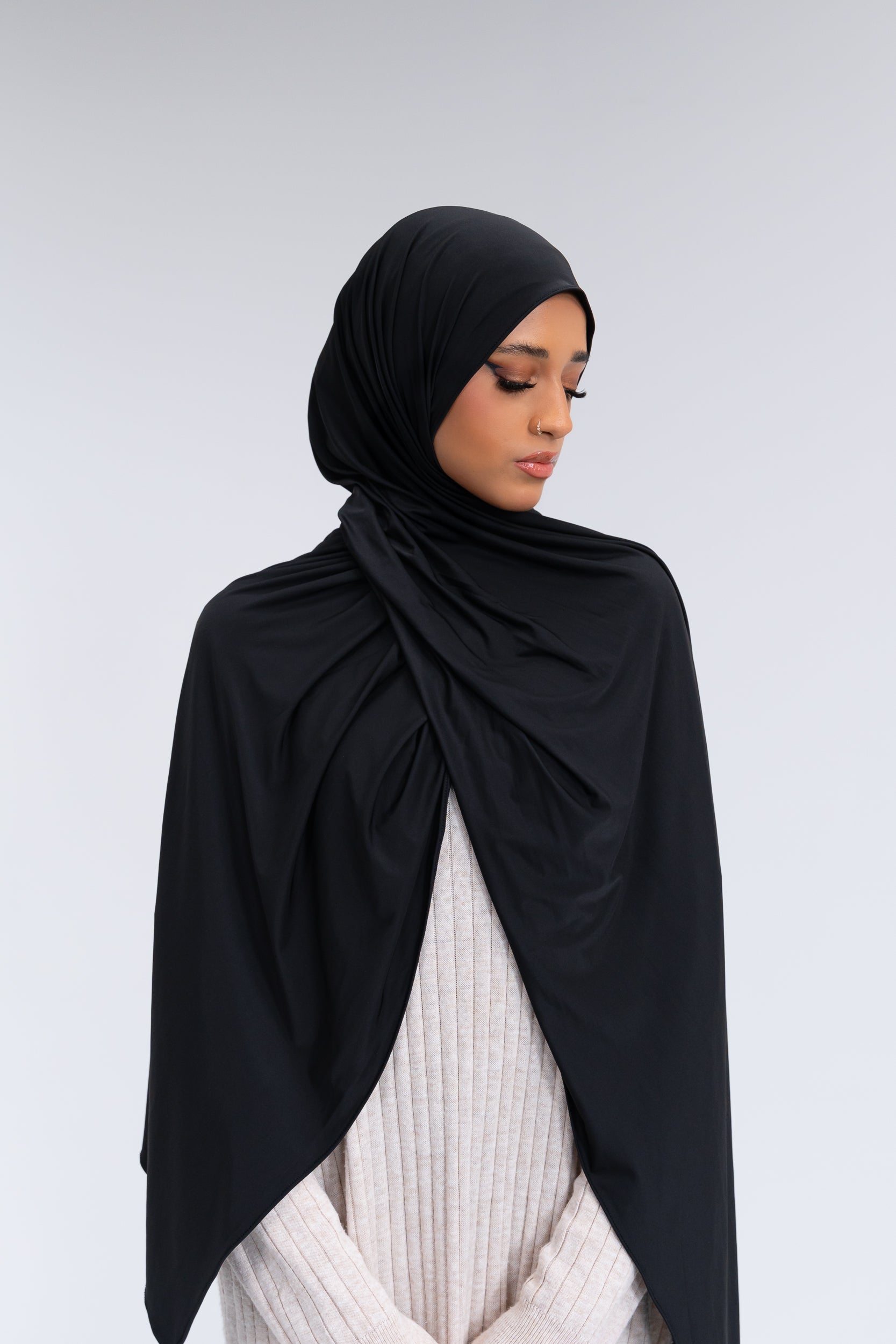 Liquid Jersey - Noir Eclipse