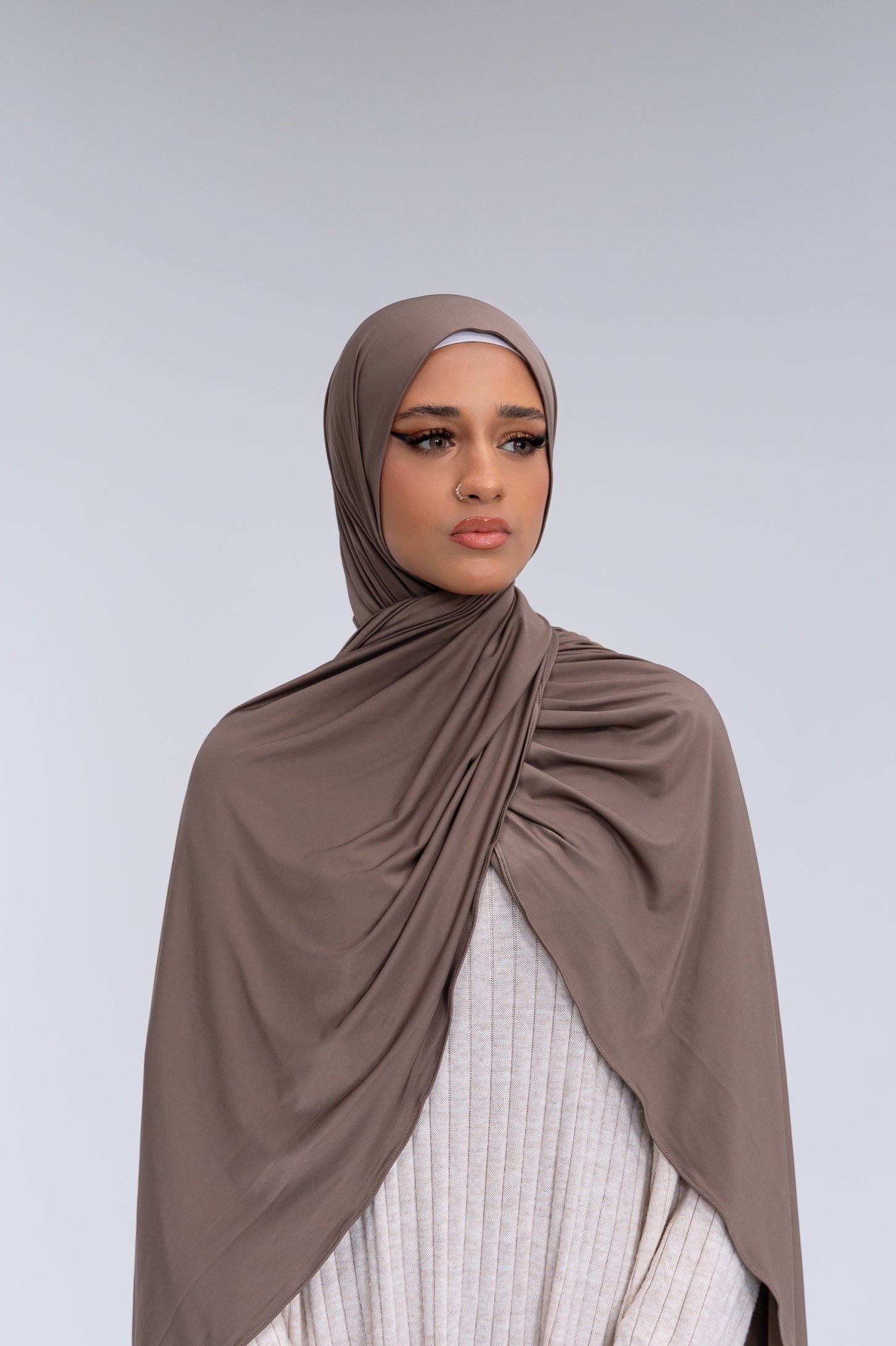 Liquid Jersey - Stone Taupe