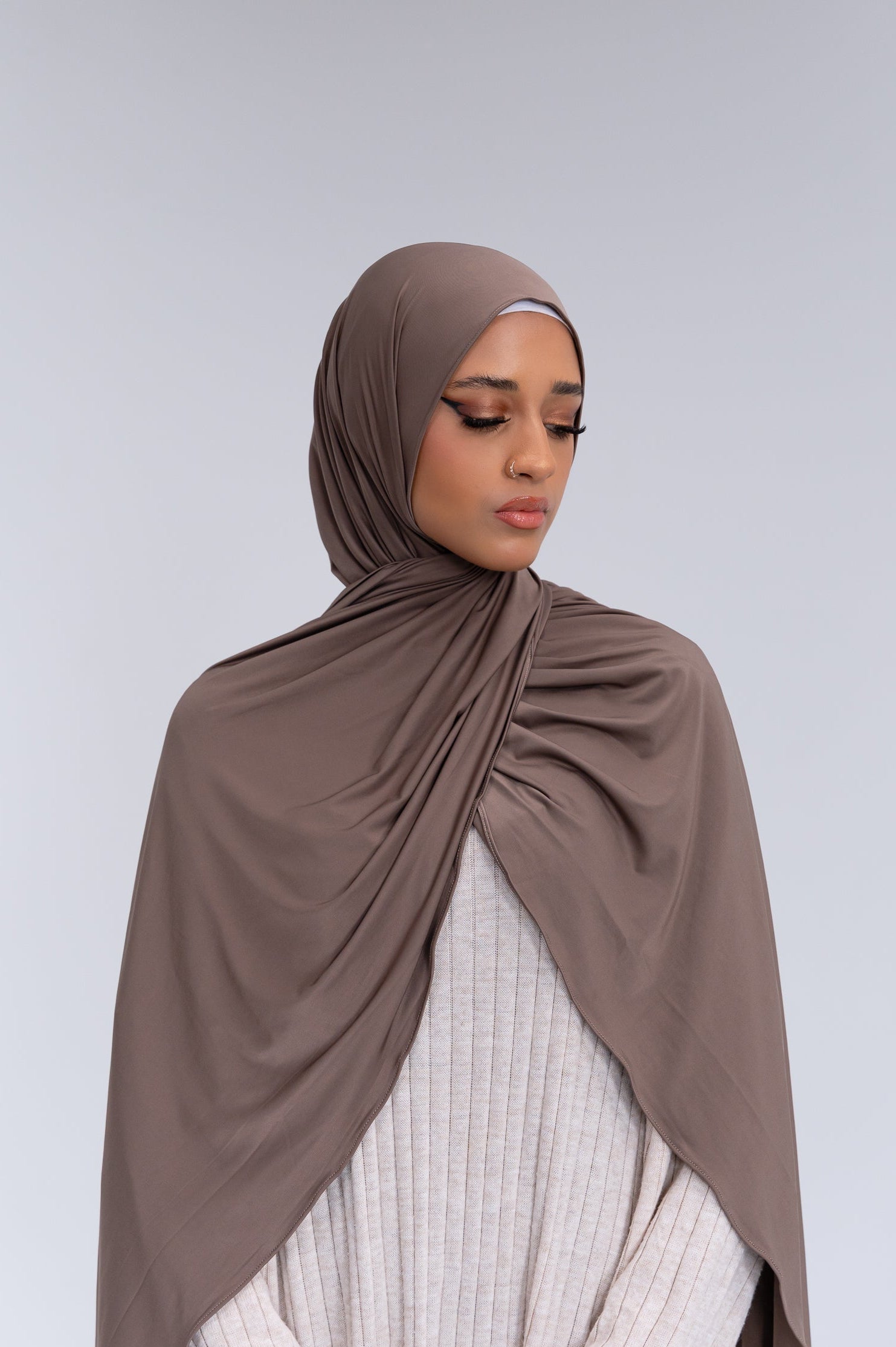 Liquid Jersey - Stone Taupe