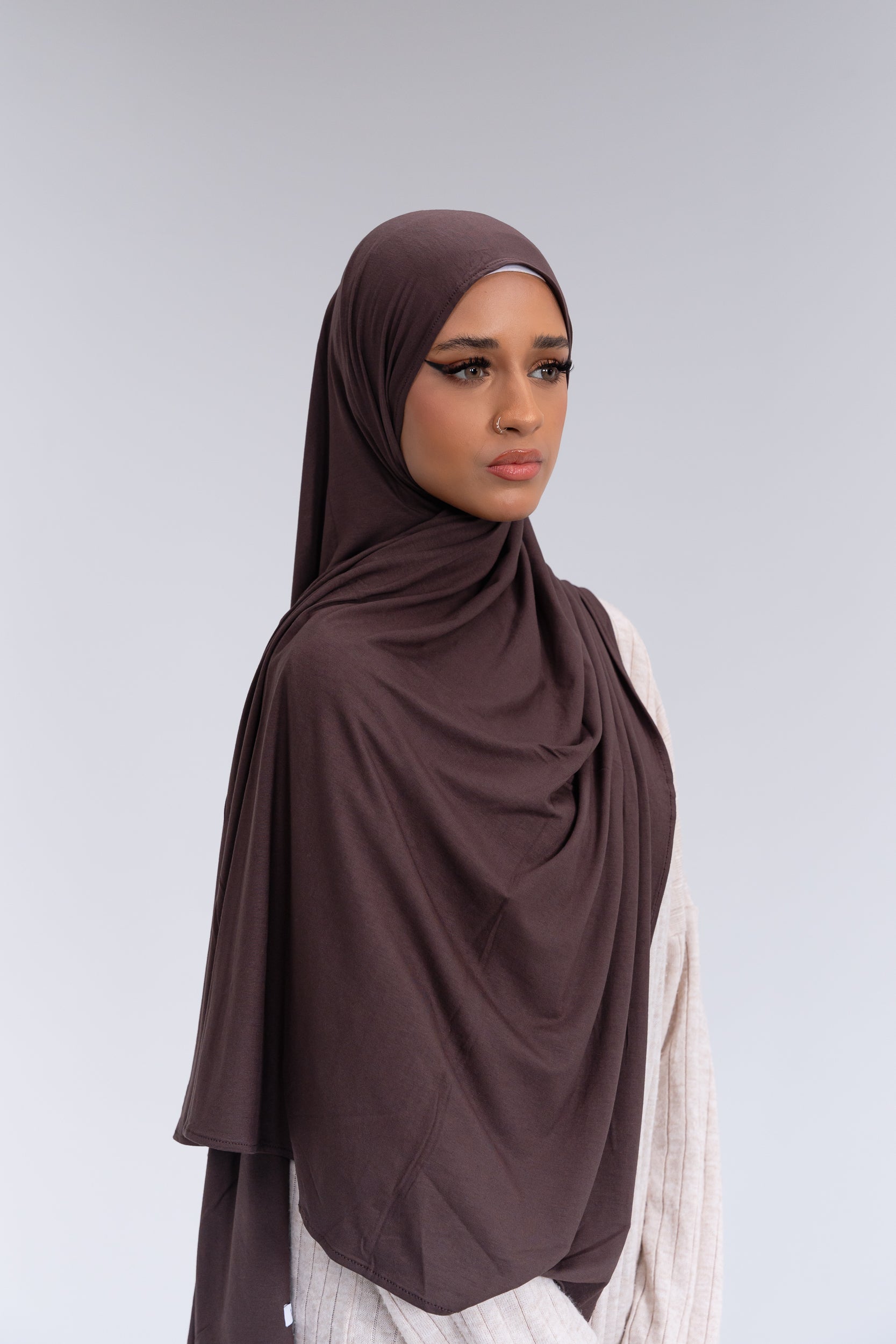 Bamboo Jersey - Mocha Brown