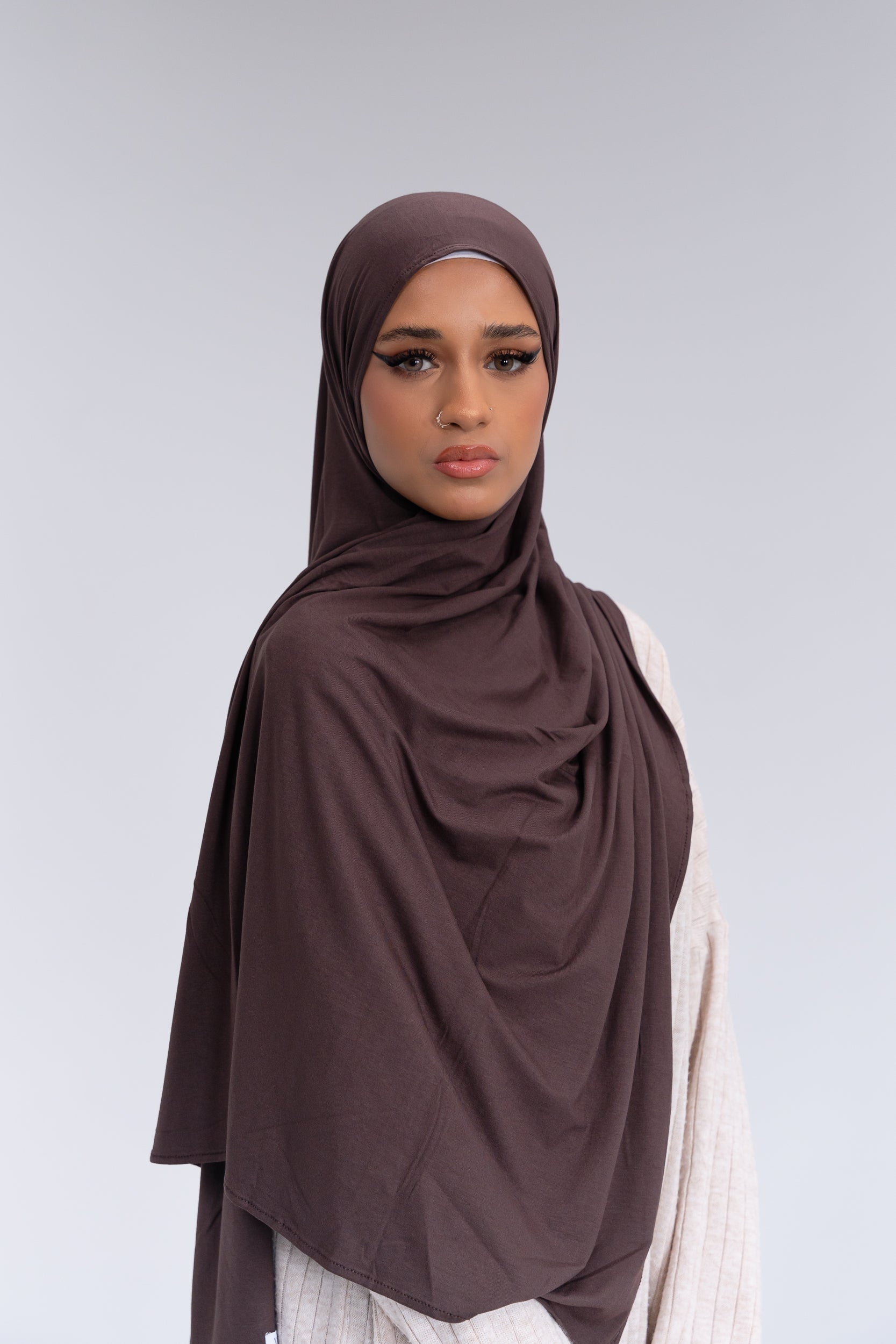 Bamboo Jersey - Mocha Brown