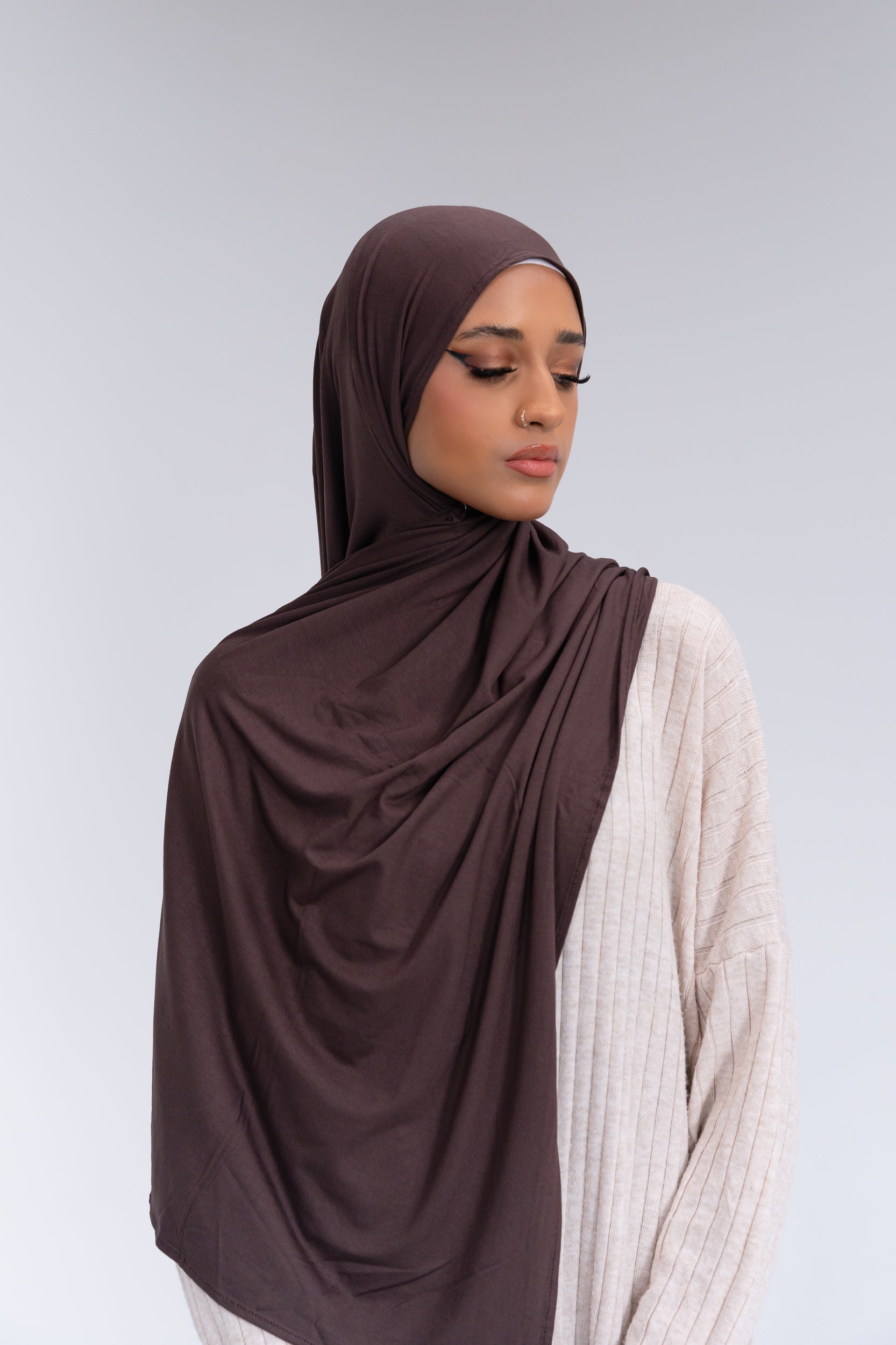 Bamboo Jersey - Mocha Brown