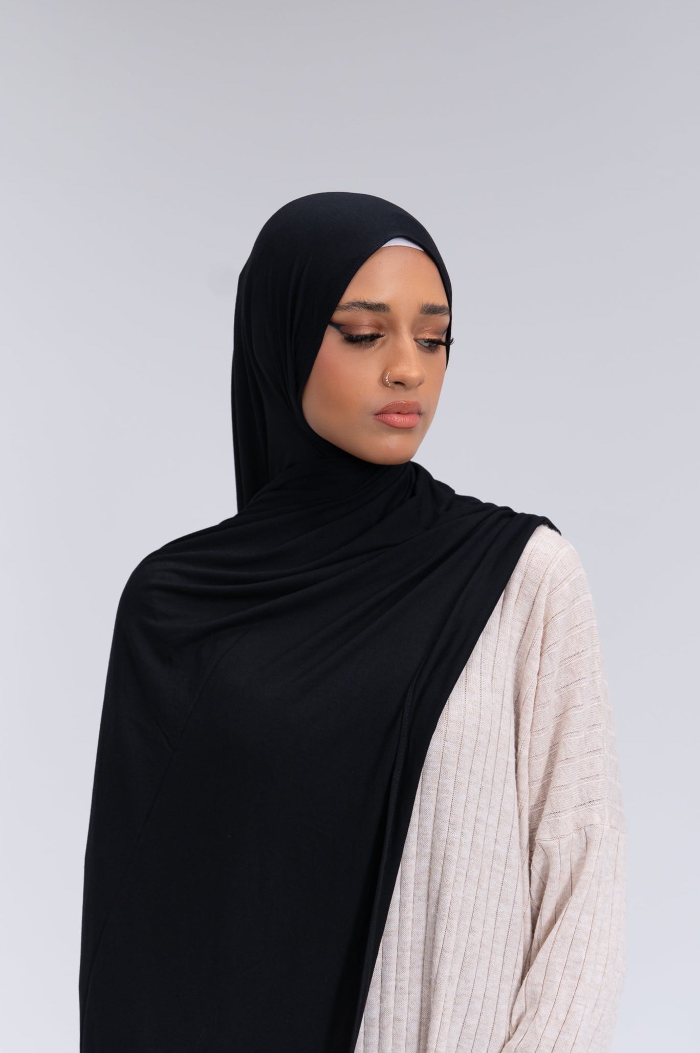 Bamboo Jersey - Noir Eclipse