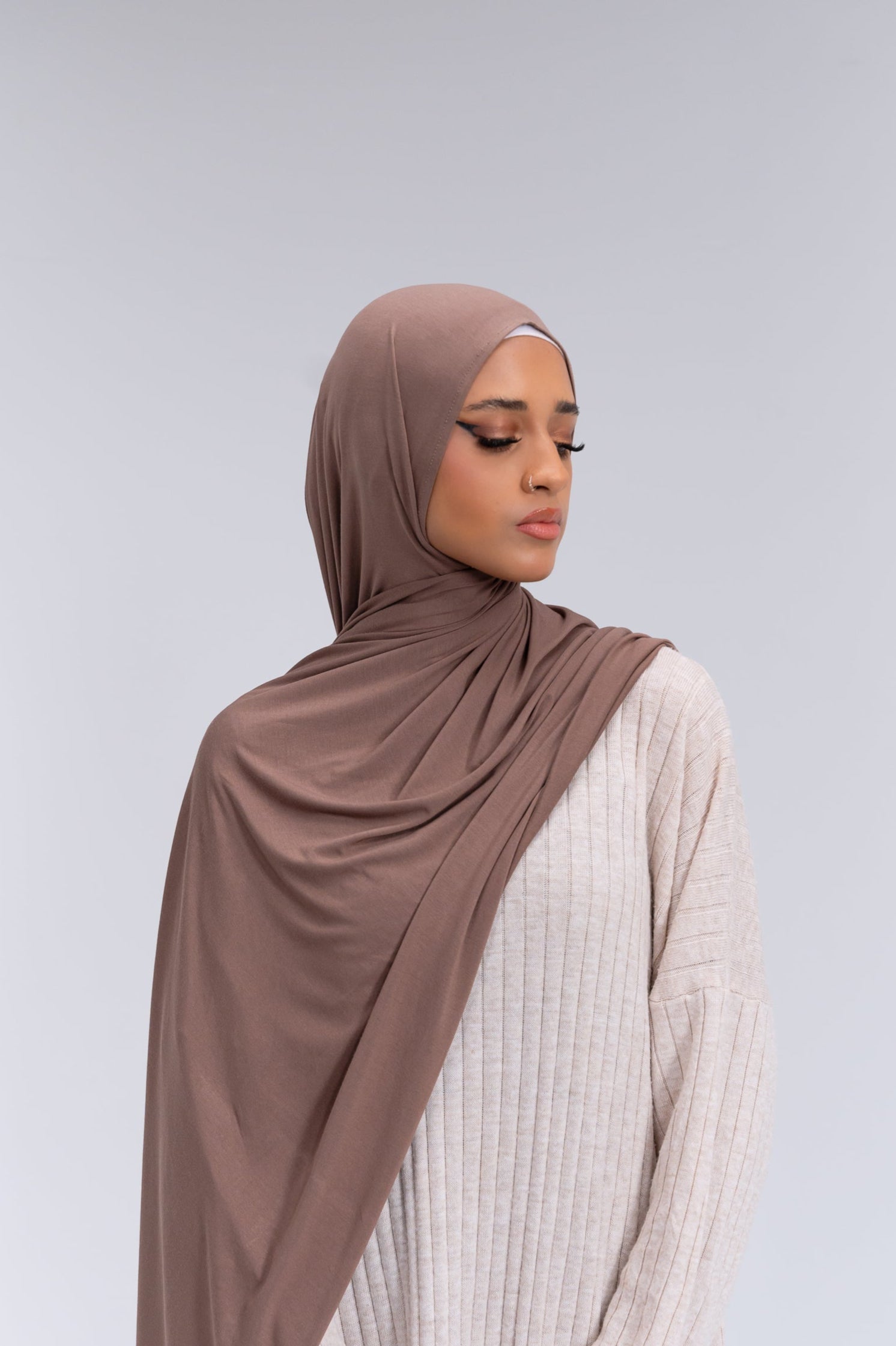 Bamboo Jersey - Ash Brown